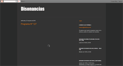 Desktop Screenshot of interzona-disonancias.blogspot.com