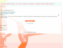 Tablet Screenshot of anlisisdelaleyeducativaavelino.blogspot.com