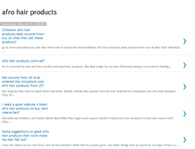 Tablet Screenshot of afro-hair-products.blogspot.com