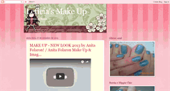 Desktop Screenshot of leticiasmakeup-vidacomdeus.blogspot.com