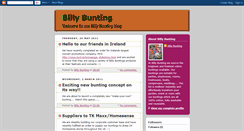 Desktop Screenshot of billybunting.blogspot.com