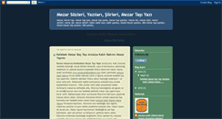 Desktop Screenshot of mezarsozler.blogspot.com