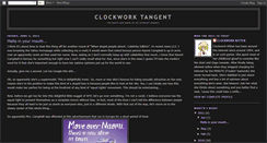 Desktop Screenshot of clockworktangent.blogspot.com