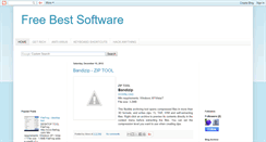 Desktop Screenshot of freebestsoftwarez.blogspot.com