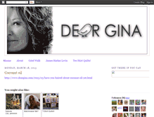 Tablet Screenshot of gina-deargina.blogspot.com