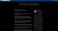 Desktop Screenshot of jims4minutes.blogspot.com