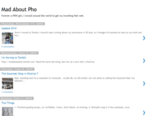 Tablet Screenshot of madaboutpho.blogspot.com