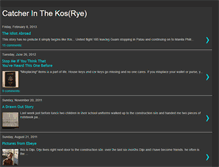Tablet Screenshot of catcherinthekosrye.blogspot.com