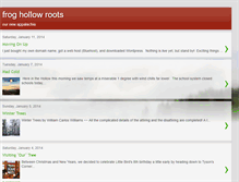 Tablet Screenshot of froghollowroots.blogspot.com