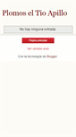 Mobile Screenshot of plomoseltioapillo.blogspot.com