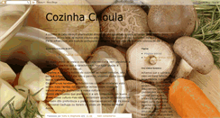 Desktop Screenshot of cozinhacrioula.blogspot.com