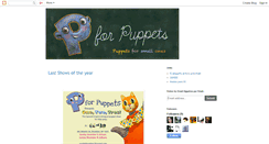Desktop Screenshot of pforpuppets.blogspot.com
