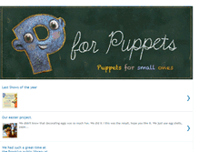 Tablet Screenshot of pforpuppets.blogspot.com