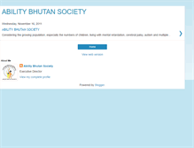 Tablet Screenshot of absbhutan.blogspot.com
