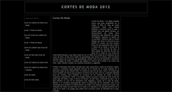 Desktop Screenshot of cortesdemoda.blogspot.com