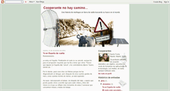 Desktop Screenshot of cooperantenohaycamino.blogspot.com