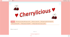 Desktop Screenshot of lovecherrylicious.blogspot.com