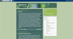 Desktop Screenshot of julis-subcultures.blogspot.com