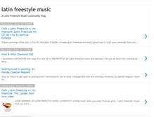 Tablet Screenshot of latinfreestylemusic.blogspot.com