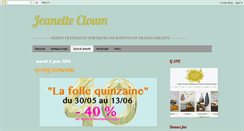 Desktop Screenshot of jeanettecloum.blogspot.com