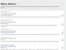 Tablet Screenshot of miltonmatters.blogspot.com