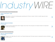 Tablet Screenshot of industrywire.blogspot.com