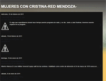 Tablet Screenshot of mujeresconcristinaredmendoza.blogspot.com