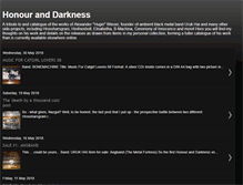 Tablet Screenshot of honouranddarkness.blogspot.com