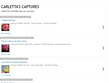 Tablet Screenshot of carlettascaptures.blogspot.com
