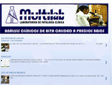 Tablet Screenshot of analisisclinicosmultilab.blogspot.com