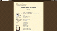 Desktop Screenshot of elmaestroandaluz.blogspot.com