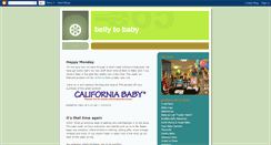 Desktop Screenshot of bellytobaby.blogspot.com