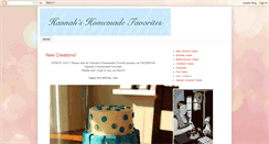 Desktop Screenshot of hannahshomemadefavorites.blogspot.com