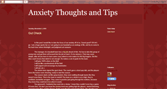 Desktop Screenshot of anxietythoughtsandtips.blogspot.com