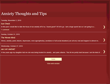 Tablet Screenshot of anxietythoughtsandtips.blogspot.com