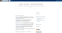 Desktop Screenshot of freepaypaldropshippers.blogspot.com