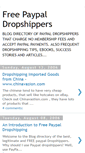 Mobile Screenshot of freepaypaldropshippers.blogspot.com