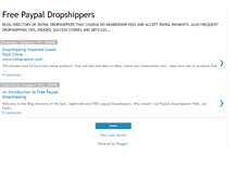 Tablet Screenshot of freepaypaldropshippers.blogspot.com