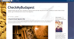 Desktop Screenshot of checkmybudapest.blogspot.com