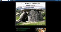 Desktop Screenshot of casaruralvalenciadealcantara.blogspot.com