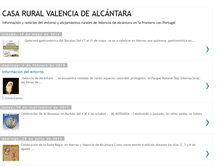 Tablet Screenshot of casaruralvalenciadealcantara.blogspot.com