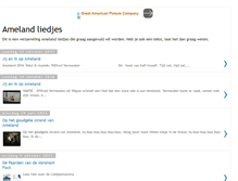 Tablet Screenshot of amelandliedjes.blogspot.com