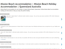 Tablet Screenshot of mission-beach-accommodation.blogspot.com