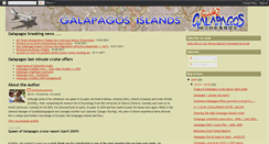 Desktop Screenshot of galapagos-travel.blogspot.com