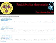 Tablet Screenshot of incidenciasespeciais.blogspot.com