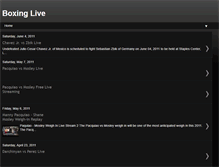 Tablet Screenshot of liveboxing2011.blogspot.com