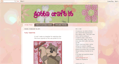 Desktop Screenshot of gottacraftit.blogspot.com