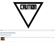 Tablet Screenshot of cautionclothing.blogspot.com