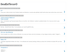 Tablet Screenshot of desdeeltercero.blogspot.com