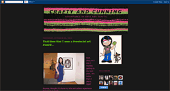Desktop Screenshot of craftyandcunning.blogspot.com